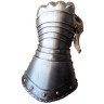 Gauntlets with brass or copper rivets