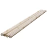 Jedna dřevěná tyč použitelná na stavbu konstrukcí stanu