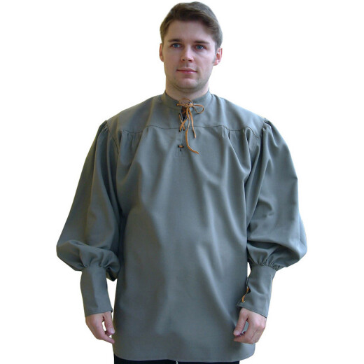 Medieval shirt with lacing