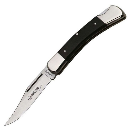 Pocketknife with lockable blade from 440A stainless steel.