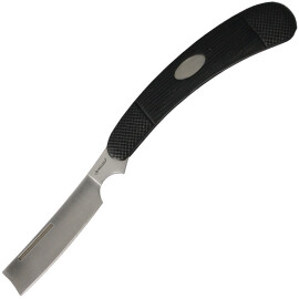 Pocketknife with razor-blade-shaped blade made out of 440 stainless steel blade