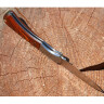 Kapesní nůž s elegantním dřevěným plášťem střenky