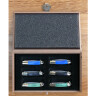 Mini-Pocketknife box, 6 Mini-Pocketknives in wooden box