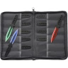 Throwing dagger kit colored, 12 pcs. with nylon bag