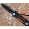 Pocketknife with spring supported blade oppening