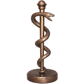 Sculpture Rod of Asclepius 12x30cm