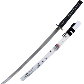 Samurajský meč bílý květ