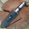 Survivor knife with compass and plenty of accessory