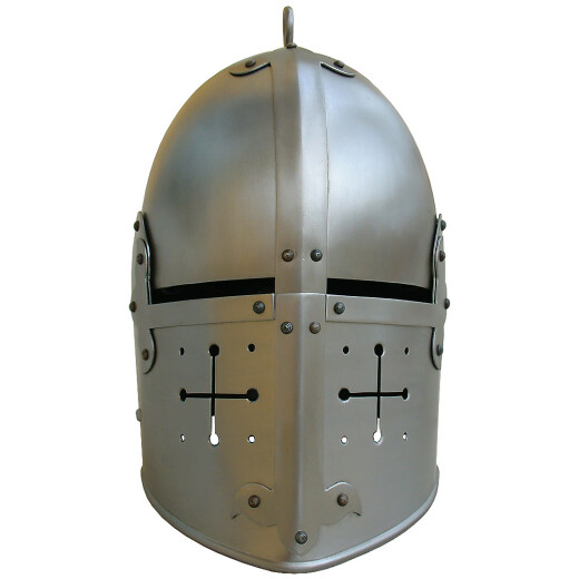 Křižácká helma, konec 12. stol.