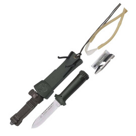 Multipurpose survival knife Aitor with accessory