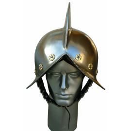 Morion with brass fittings