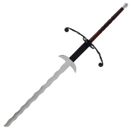 Dvouruční plamenný meč Flamberge