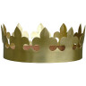 Royal crown from brass