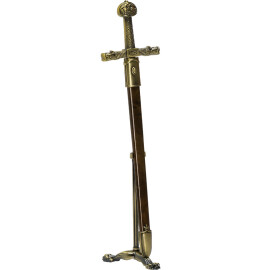 Miniaturní meč se stojánkem
