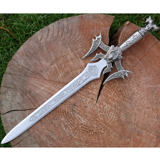 Fantasy dagger with wooden stand