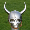 Fantasy Vikingská helma s kovovými rohy