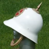Britská koloniální helma a spona na opasek, pěchota - hodnost důstojník (r. 1885)