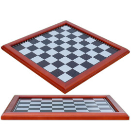 Originální šachovnice s rámem, 40x40cm