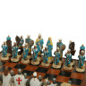 Arabian vs Christian Crusade Chess Pieces