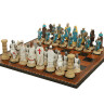 Arabian vs Christian Crusade Chess Pieces