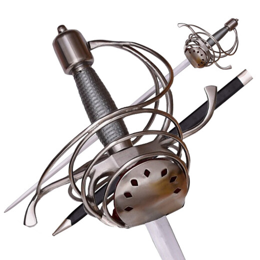Pappenheimer Rapier with Wire-Wrapped Grip