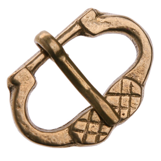 Late Gothic Brass Buckle V4