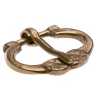 Late Gothic Brass Buckle V4