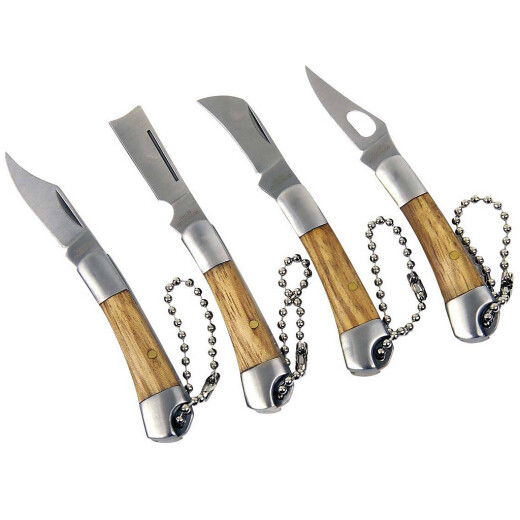 Set of 4 mini pocket knives