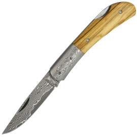 Damascus Pocket Knife elegant