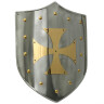 Shield with brass Templar cross