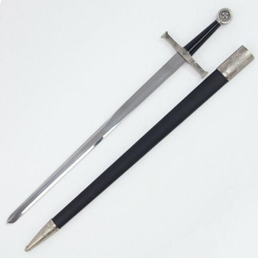 Jednoduchý Templářský meč s pochvou