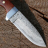 Nůž z damaškové oceli s pochvou, dřevěné dárkové balení