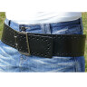 Wide belt decorated with notches