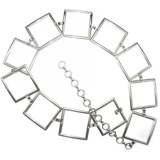 Chain belt with squares motive - set of 5 - Sale