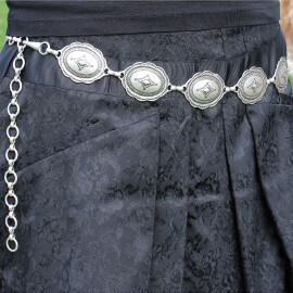 Ladies belt with decorative chain "Izabel" - set of 5