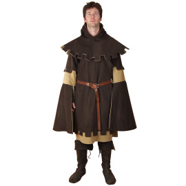 Středověký kabátec s kápí