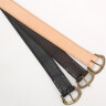 Simple leather belt