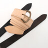 Simple leather belt