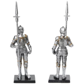 Soška středověký rytíř s kopím