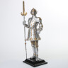 Figure of a 16th-century-knight with Italian trident
