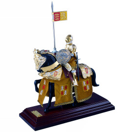 Ritter auf Pferd "Karl V.", der König von Spanien