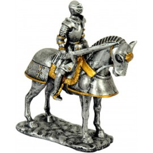 Heroic Knight on Horse statuette