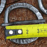 Hand forged belt buckle, 1 piece