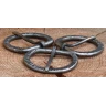 Hand forged belt buckle