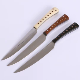 Jídelní a užitný nůž podle předlohy z let 1250 - 1350, replika nože