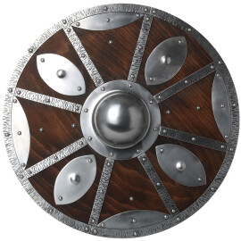Viking shield with metal fittings 55cm