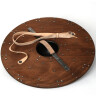Honosný oplátovaný vikingský štít 55cm