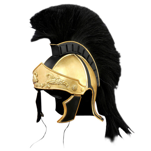 Greco-Roman Crest Helmet black