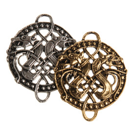 Irish Celtic Knot and Double Dragon Pendant