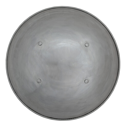 Domed steel shield